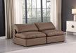 Comfy - Faux Leather Modular Armless Sofa 2 Seats - Simple Home Plus