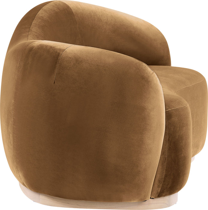 Gustavo - Velvet Upholstered Loveseat - Simple Home Plus