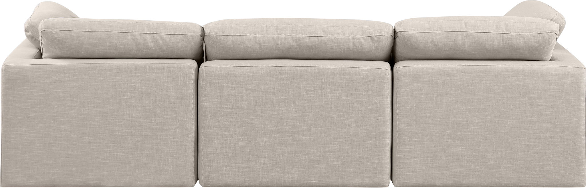 Indulge - Linen 3 Seat Modular Sofa - Simple Home Plus