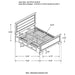 Kauffman - Wood Storage Panel Bed - Simple Home Plus