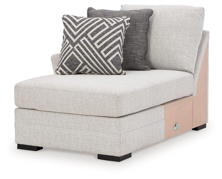 Koralynn - Laf Corner Chaise - Stone - Simple Home Plus
