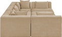 Stellar - 6 Piece Upholstered Modular Sectional - Simple Home Plus
