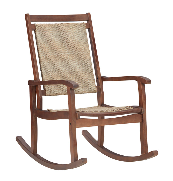 EMANI - GRAY - ROCKING CHAIR