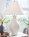 Ashbend - Ceramic Table Lamp - Antique White - Simple Home Plus