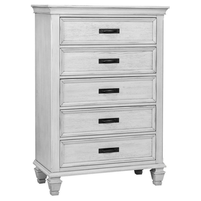 Franco - 5-Drawer Bedroom Chest - Simple Home Plus