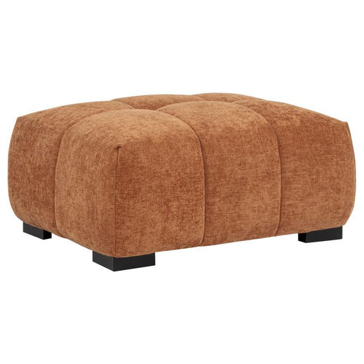Octavia - Fabric Rectangular Upholstered Ottoman - Simple Home Plus