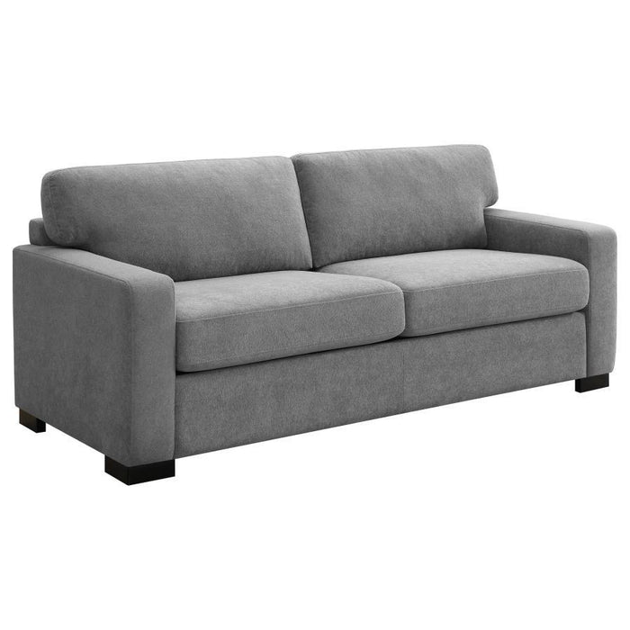 Simpson - Upholstered Sofa Sleeper With Queen Mattress - Gray - Simple Home Plus