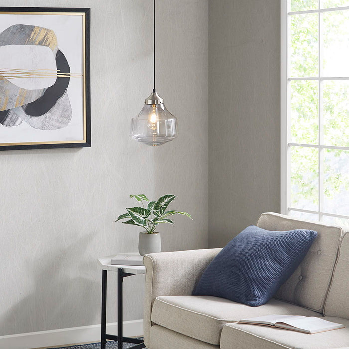 Elm - Single Bell-Shaped Pendant - Smoke Gray - Simple Home Plus