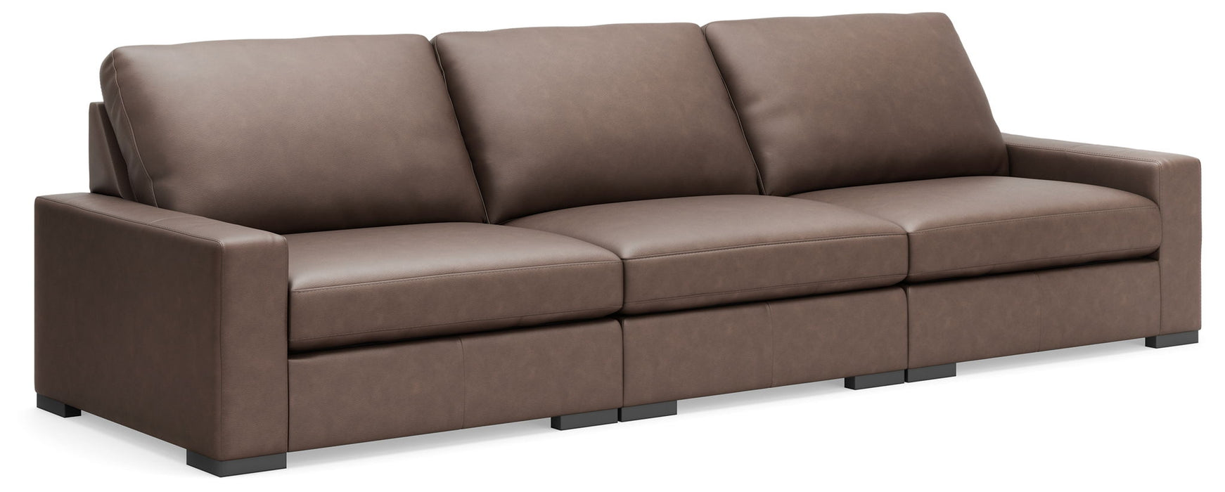 Calden - 3-Piece Sectional Sofa - Chocolate - Simple Home Plus