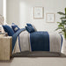 Palisades - California King 7 Piece Comforter Set - Blue - Simple Home Plus