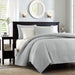 Quebec - Twin Reversible Coverlet Set - Gray - Simple Home Plus