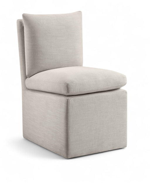 Nelori - Linen Textured Performance Fabric Upholstered Dining Chair (Set of 2) - Simple Home Plus