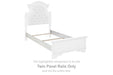 Realyn - Twin Panel Rails - Chipped White - Simple Home Plus