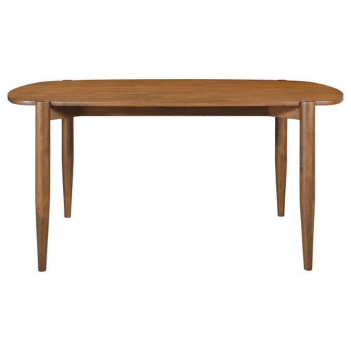 Dortch - Oval Solid Wood Dining Table - Walnut - Simple Home Plus