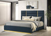 Ines - Fabric Upholstered Panel Bed - Simple Home Plus