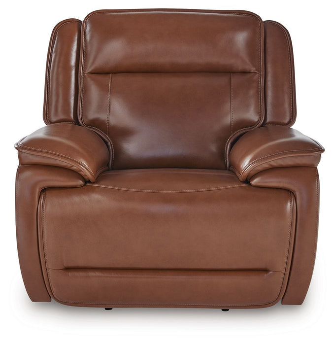Healy Pier - Chocolate - Power Recliner / Adj Headrest - Simple Home Plus