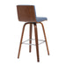 Vienna - Swivel Bar Stool - Walnut Base - Simple Home Plus