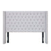 Amelia - Queen Upholstery Headboard - Gray - Simple Home Plus