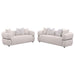 Jeanette - Fabric Upholstered Round Arm Sofa Set - Simple Home Plus