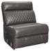 Samperstone - Armless Chair - Gray - Simple Home Plus