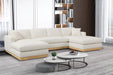 Johanna - 3 Piece Sectional - Natural Base - Simple Home Plus