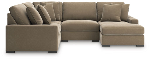 Calden - 4-Piece Sectional With RAF Corner Chaise - Sable - Simple Home Plus