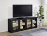 Denison - 79" 4-Door TV Stand Media Console - Black - Simple Home Plus