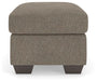 Triston-Peaks - Ottoman - Suede - Simple Home Plus