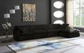 Cozy - 5 Piece Modular Sectional With Chaise - Simple Home Plus