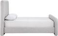 Fira - Linen Textured Fabric Upholstered Bed - Simple Home Plus