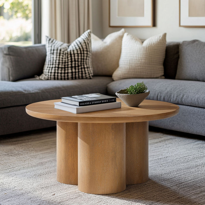 Benji - Round Coffee Table - Natural
