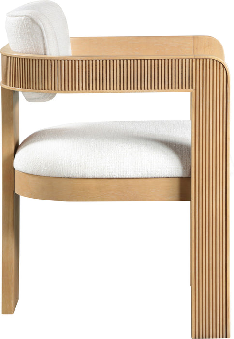 Sacha - Linen Dining Chair With Natural Base (Set of 2) - Simple Home Plus