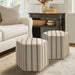 Ellen - Accent Ottoman - Natural - Simple Home Plus