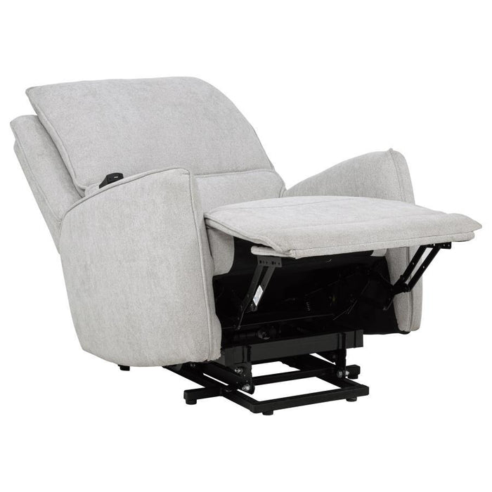Sylmar - Chenille Upholstered Power Recliner - Simple Home Plus