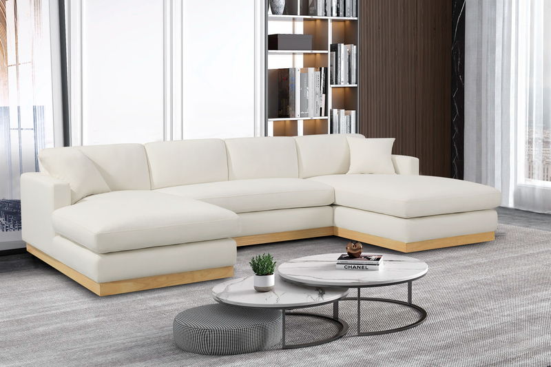 Johanna - 3 Piece Sectional - Natural Base
