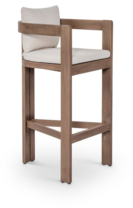 Newport - Water Resistant Fabric Upholstered Outdoor Patio Bar Stool - Simple Home Plus