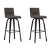 Vienna - 30" Swivel Bar Stool - Black Wood - Simple Home Plus
