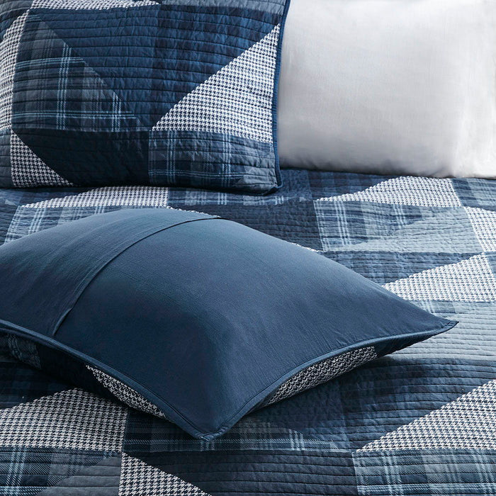 Olsen - Oversized Quilt Mini Set - Blue - Simple Home Plus