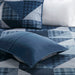 Olsen - Oversized Quilt Mini Set - Blue - Simple Home Plus