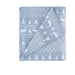 Flannel - Queen Sheet Set - Blue Winter Frost - Simple Home Plus