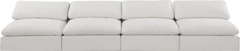 Comfy - Linen Modular Armless Sofa 4 Seats - Simple Home Plus