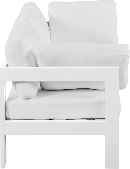 Nizuc - Outdoor Patio 2 Seat Modular Sofa With White Frame - Simple Home Plus