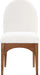 Waldorf - Boucle Dining Side Chair With Brown Legs - Simple Home Plus