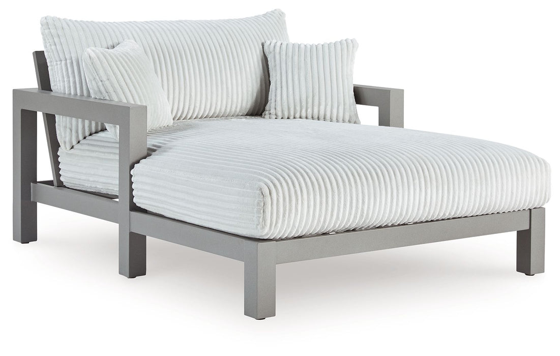 Hurley Park - Gray - Chaise Lounge With Cushion - Simple Home Plus