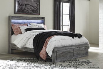 Baystorm - Queen/King Platform Rails - Gray - Simple Home Plus
