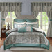 Brystol - California King 24 Piece Room In A Bag - Teal - Simple Home Plus