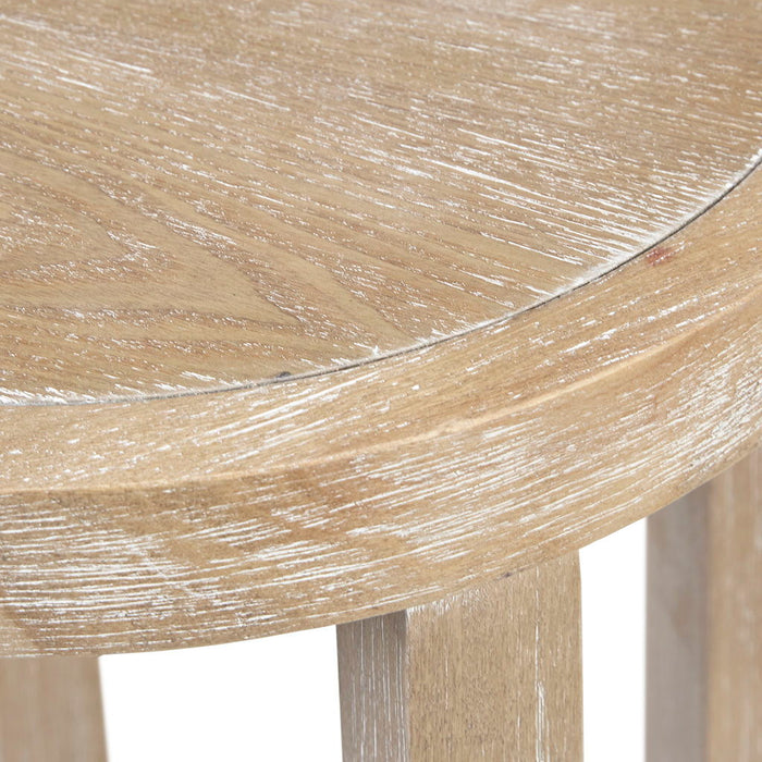 Harley - Round Accent Table - Reclaimed Wheat - Simple Home Plus