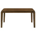 Almonte - Rectangular Wood Dining Table - Dark Brown - Simple Home Plus