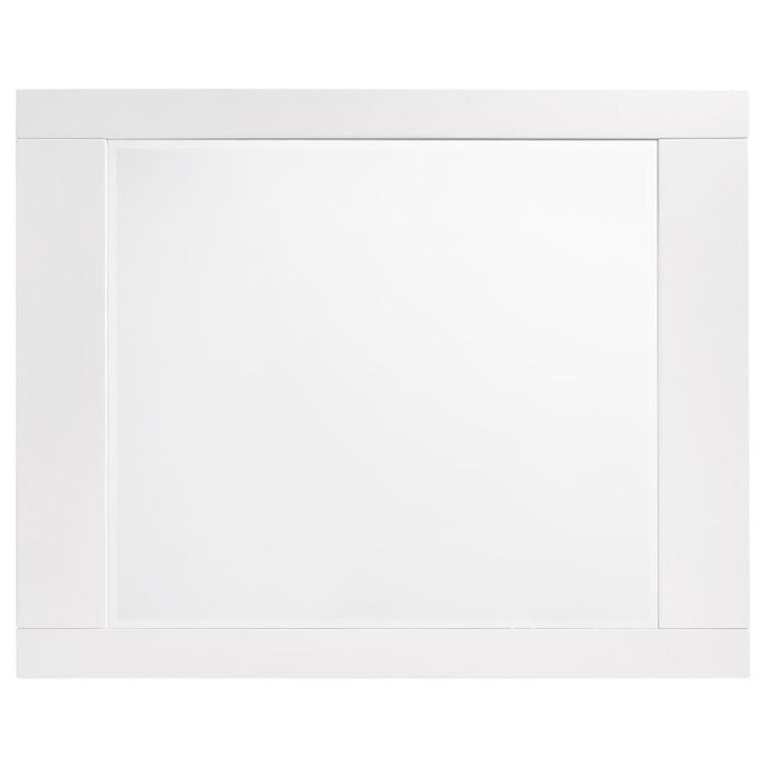 Felicity - Dresser Mirror - White High Gloss - Simple Home Plus