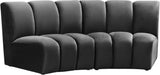 Infinity - 2 Piece Velvet Modular Sectional - Simple Home Plus